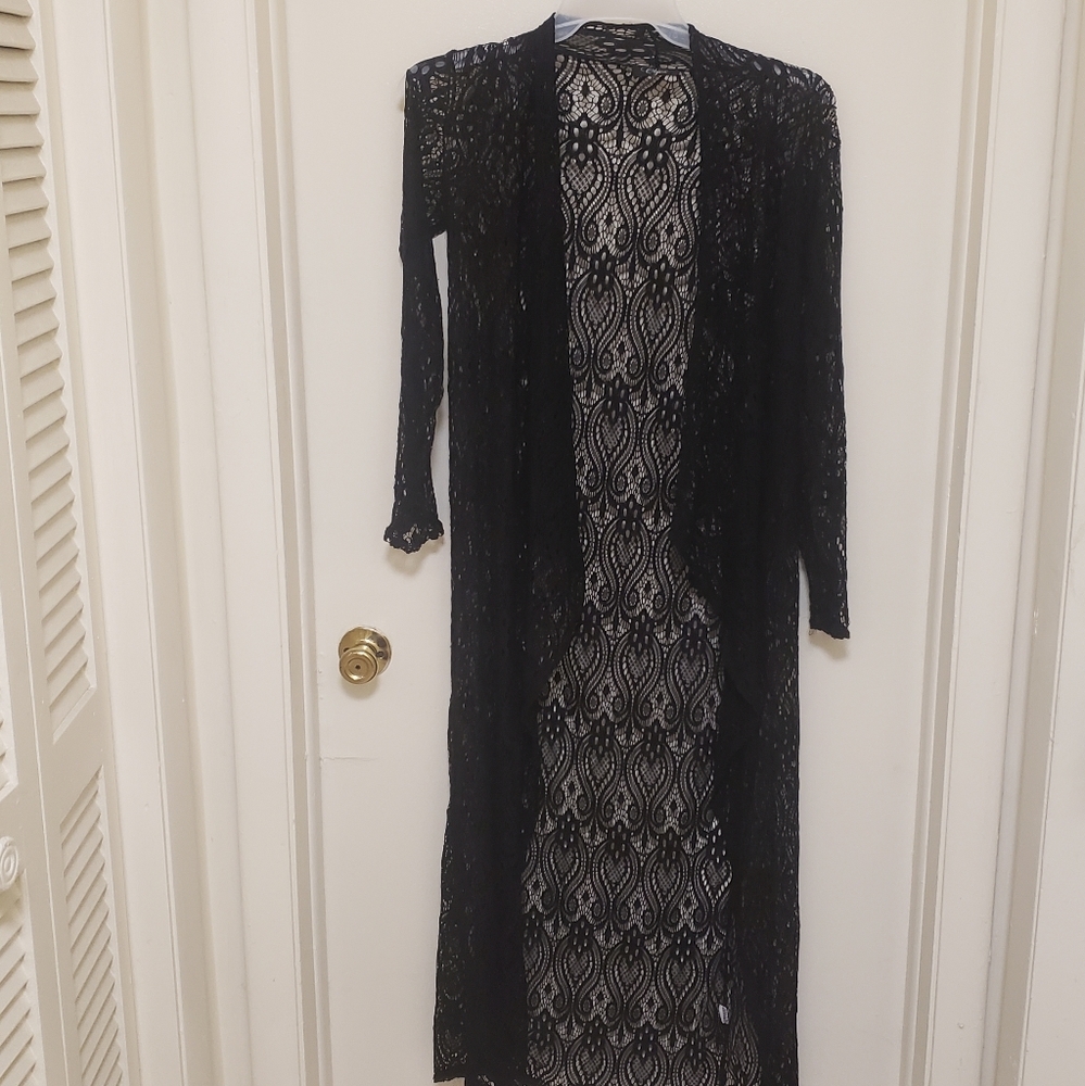 Long Lace Jacket